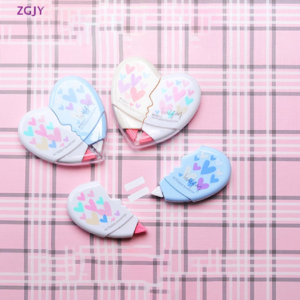 Set 2 Bút Xóa Kéo Hình Trái Tim Dễ Thương Mới