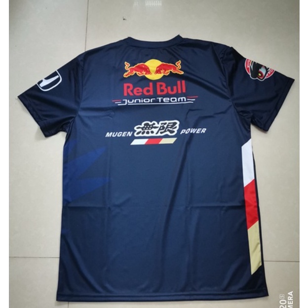 Áo Thun Tay Ngắn Đi Xe Máy F1 Redbull Mau Khô Cho Nam Và Nữ
