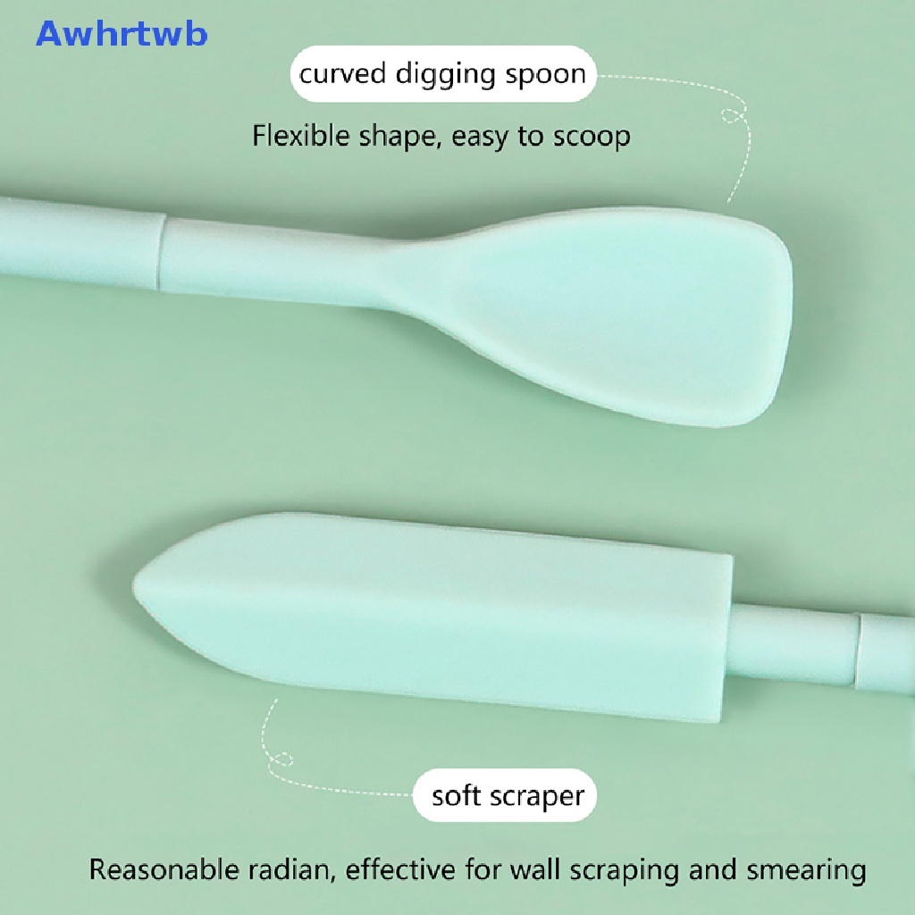 1 Dụng Cụ Đánh Phấn Trang Điểm Hai Đầu Bằng Silicon Tiện Dụng Mới