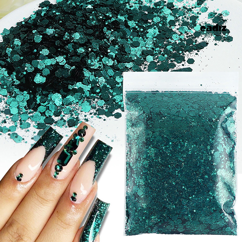 Hộp Sequin Lấp Lánh 50g Dùng Trang Trí Móng Tay Nghệ Thuật DIY