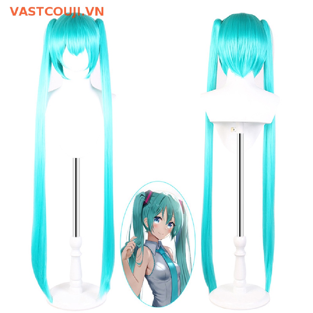 Tóc Giả Hóa Trang Nhân Vật Vocaloid 110cm Kèm 2 Kẹp