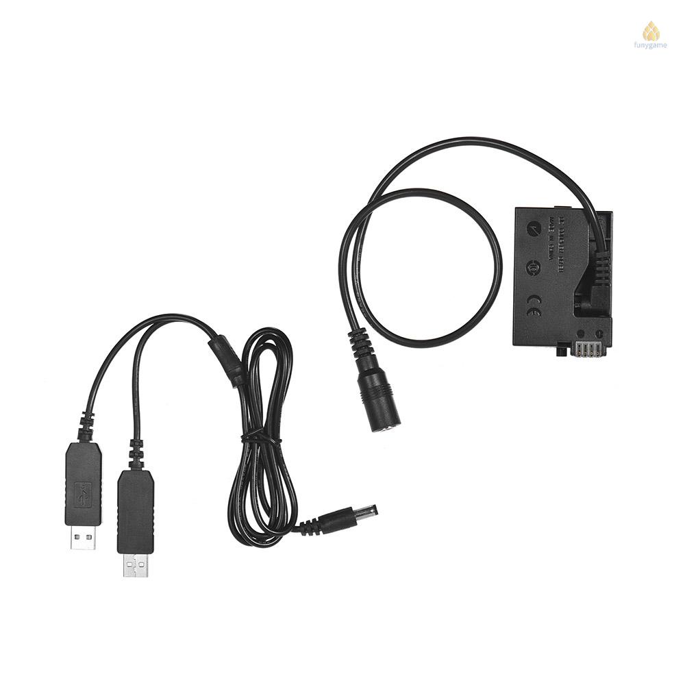 Bộ Sạc Pin Andoer LP-E8 DC USB Chuyên Dụng Cho Rebel T3i T2i T4i T5i EOS 600D 550D 650D 700D Kiss X5 X4 X6