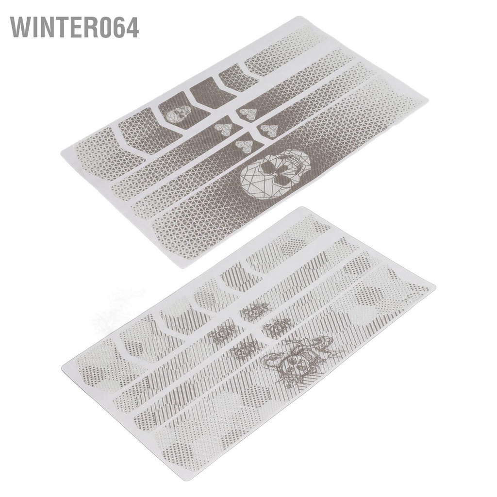 Winter064 Băng Khung Xe Đạp Dày Chống Phai Màu PVC Trang Trí Miếng Dán Bảo Vệ Cho Đường Núi