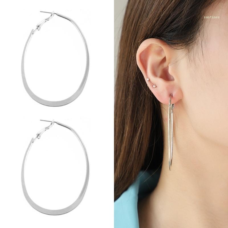 Bông Tai Hình Tròn Siêu Nhẹ Thời Trang Quyến Rũ Cho Nữ