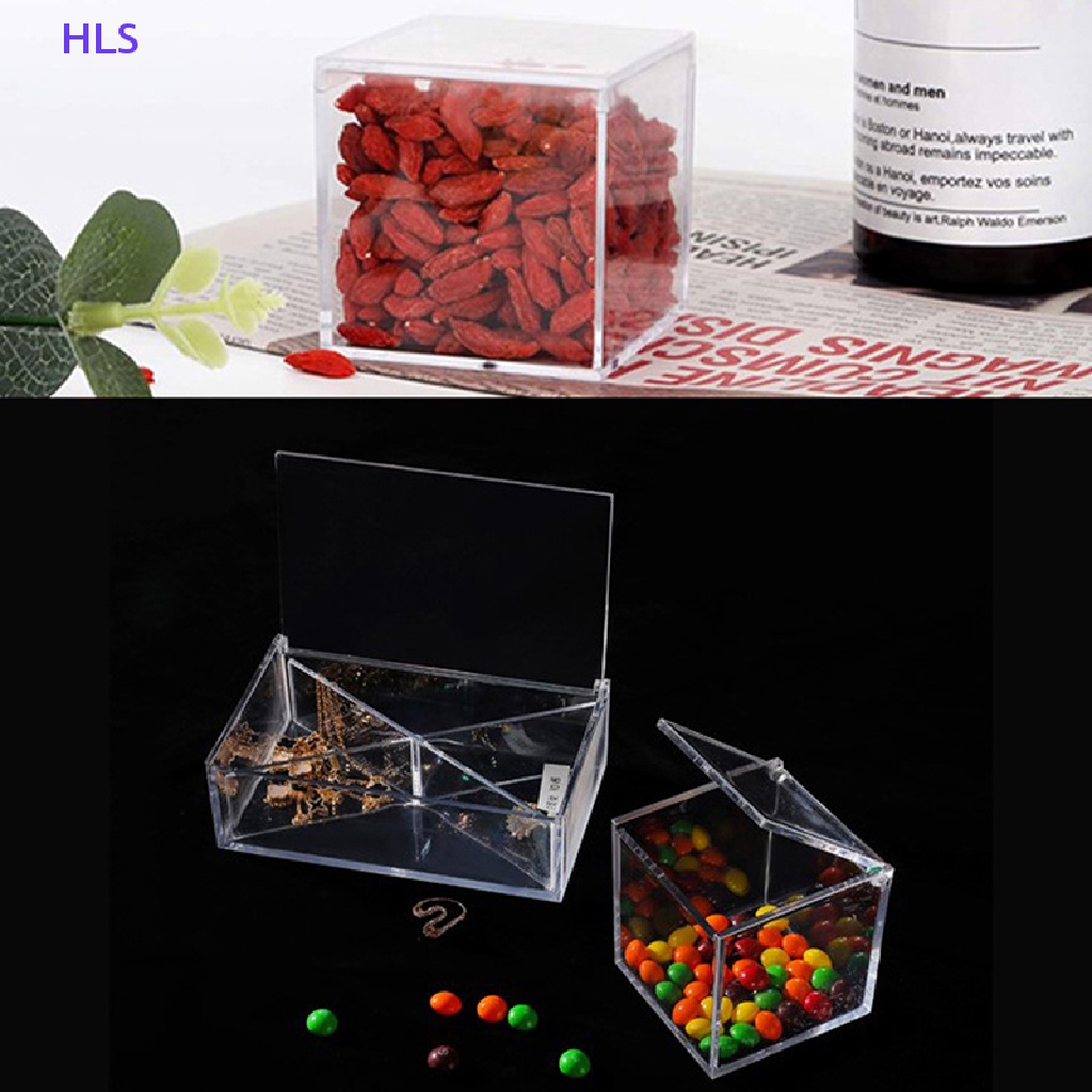 [HLS] Hộp Quà Tặng Đám Cưới Bằng Nhựa Acrylic Thủy Tinh Trong Suốt Sắp Xếp Gọn Gàng Cho Nhà Ở / Văn Phòng