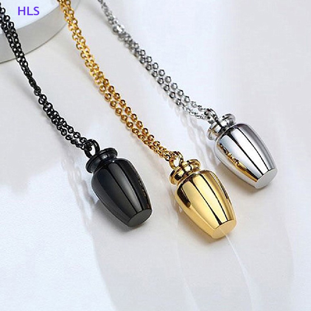 Vòng cổ Bằng Thép Không Gỉ Mặt Tro Giữ Kỉ Niệm Urn