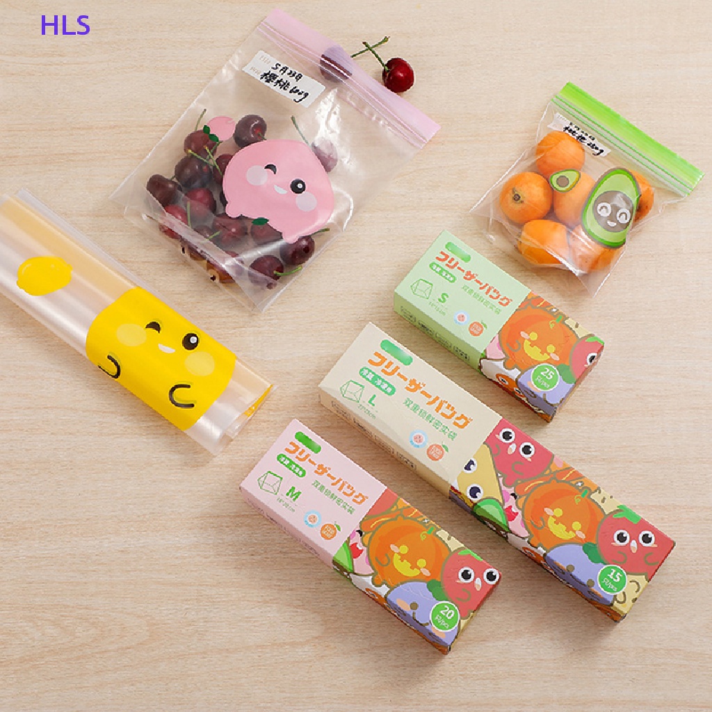 [HLS] Túi Zip Bảo Quản Thực Phẩm Tươi Mới Có Thể Tái Sử Dụng