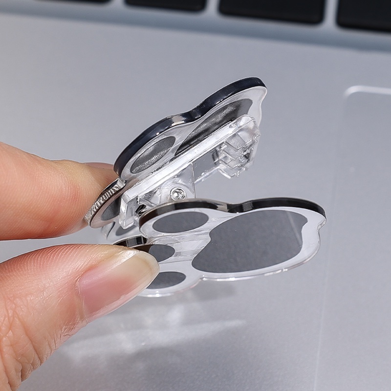 Tập Giấy Note Hai Mặt Bằng Nhựa Dạng Kẹp Hình Dấu Chân Cún Mini Dành Cho Học Sinh / Văn Phòng