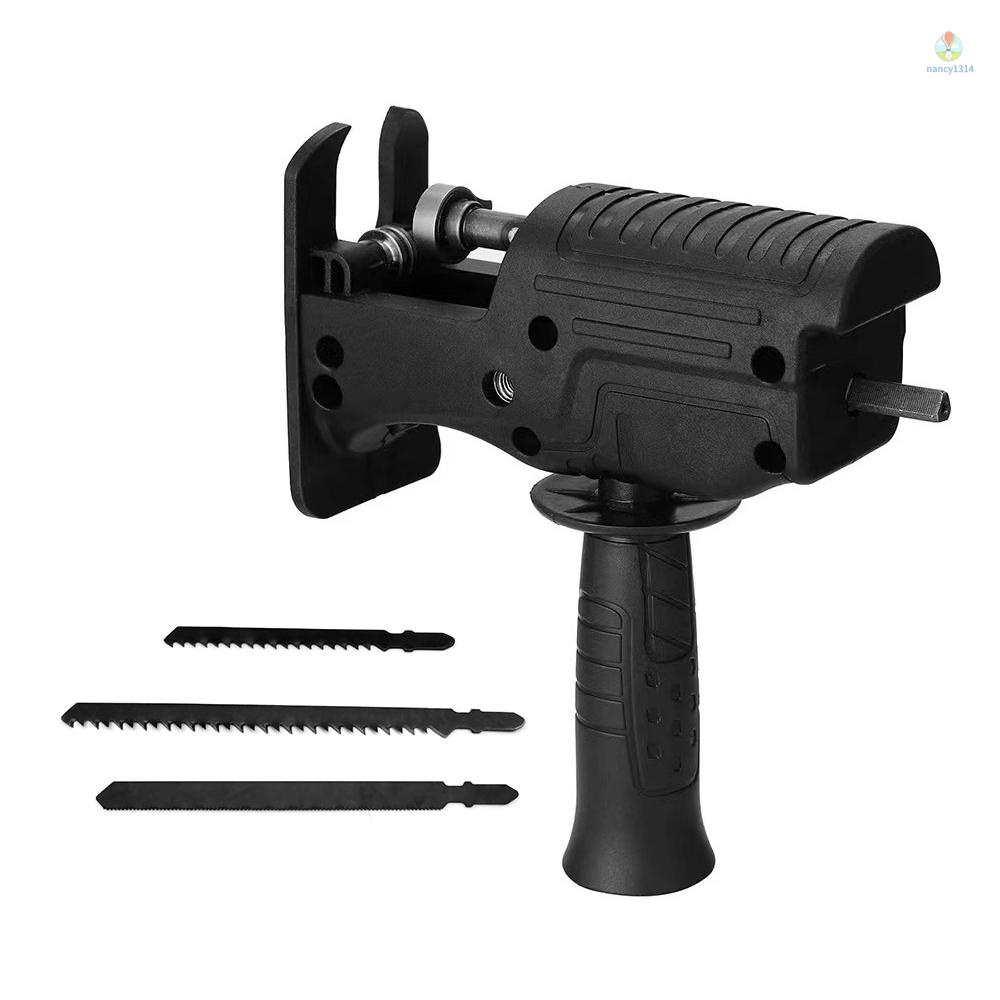 Bộ Dụng Cụ Khoan Điện Kèm 3 Lưỡi Cưa Chuyên Dụng Làm Mộc