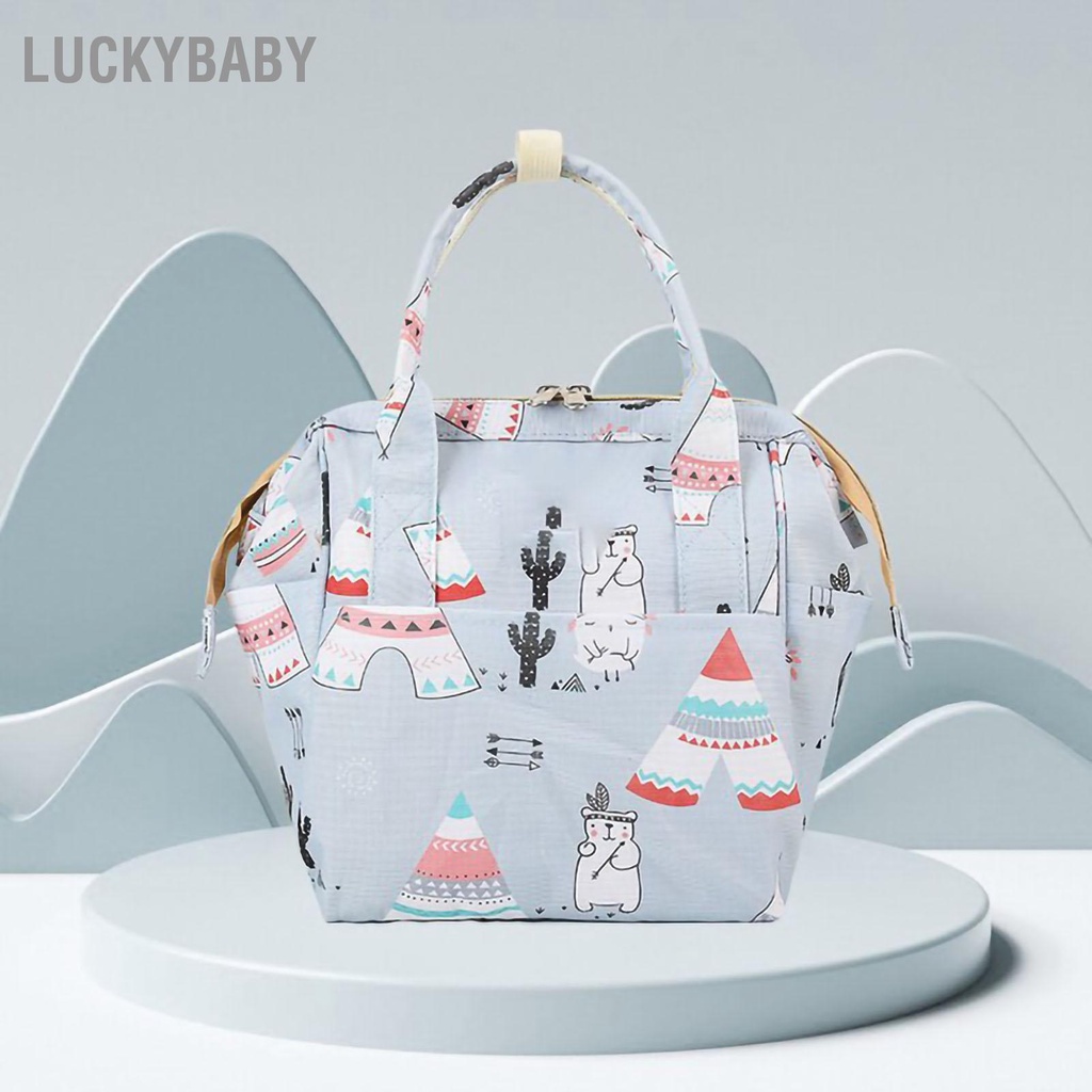 Túi Đựng Bỉm Bằng Vải Oxford Gọn Nhẹ Đa Năng - HILUCKYBABY