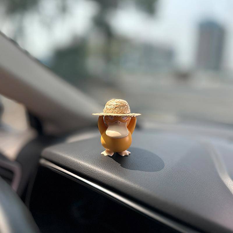 Come on Psyduck Car Center Console Decoration Cute Cartoon Car Little Yellow Duck Doll Girl Car Interior Ornaments xQkr