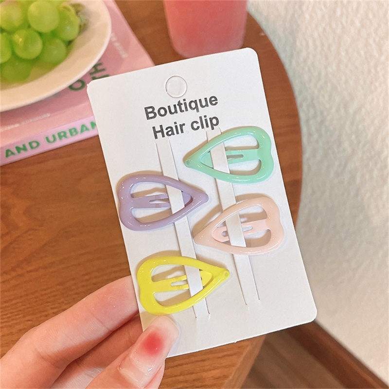 Kẹp Tóc Hình Trái Tim Dễ Thương Cho Bé Gái