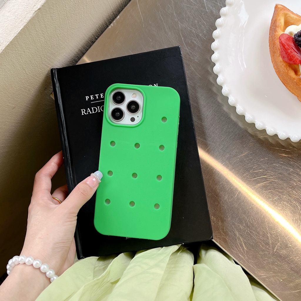 Ốp Điện Thoại Tpu Dẻo Màu Sắc Ngọt Ngào Thiết Kế Đơn Giản DIY Cho iPhone 14 13 12 11 Pro Max