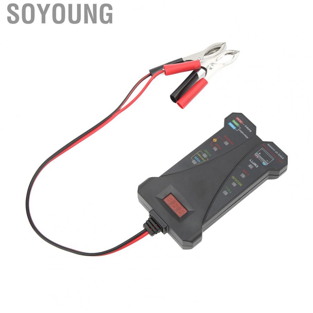 Soyoung  Tester Automobile Analyzer Over Voltage Protection 4V-20V Range High Accuracy for 12V Car