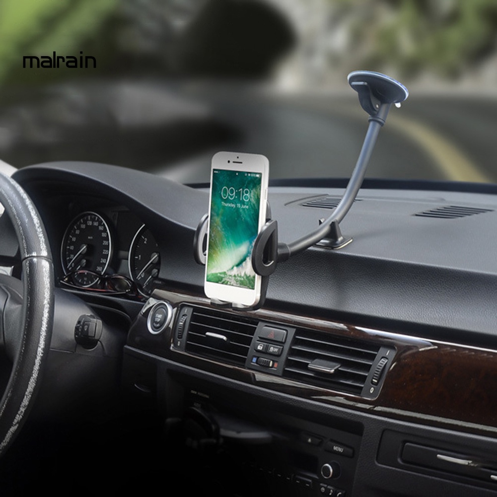 Giá Đỡ Điện Thoại Di Động Gắn Kính Chắn Gió Xe Hơi Cánh Tay Dài Có Giác Hút Tiện Dụng