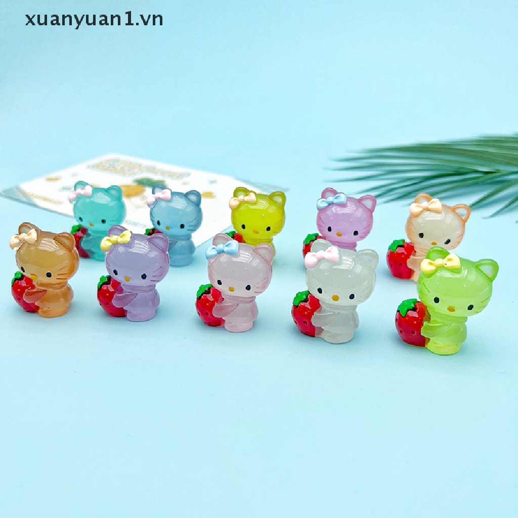 1 Đồ trang trí Chú Mèo Phát Quang Xinh Xắn Dùng Để Trang Trí