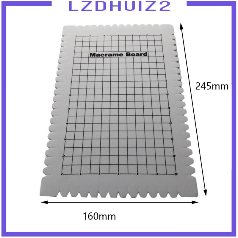 Bảng Gỗ Hình Chữ Nhật Hỗ Trợ Bện Vòng Đeo Tay Macrame