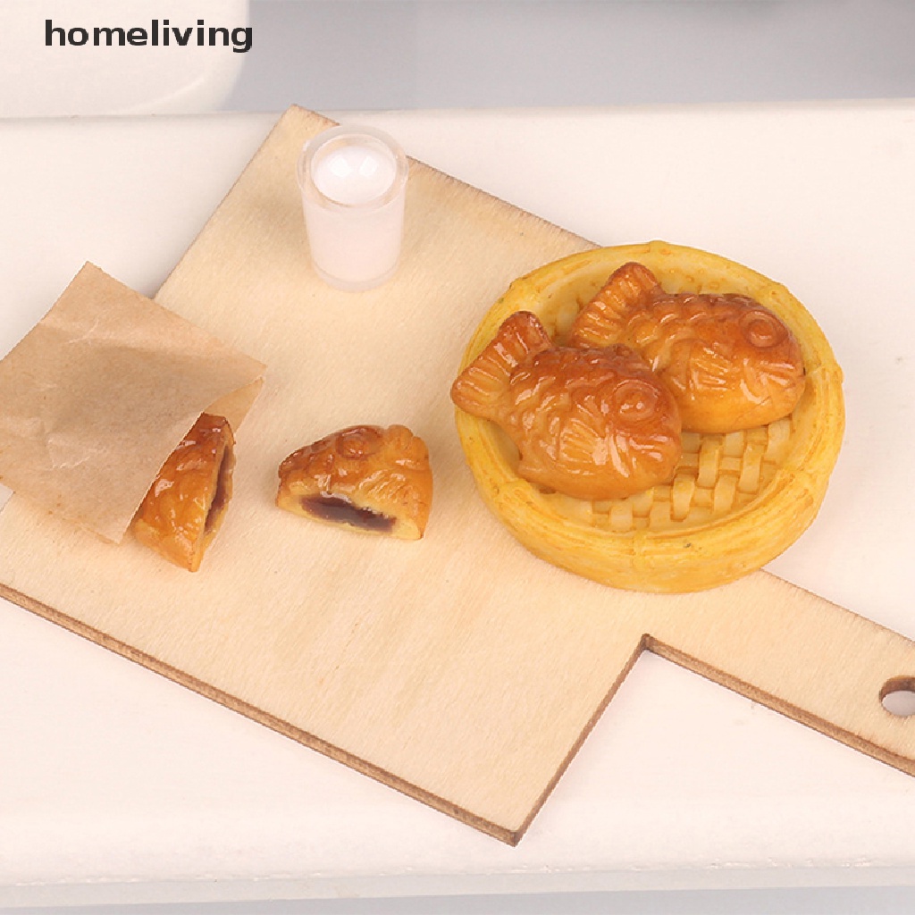 1 Set Mô Hình Thức Ăn Nhanh Trang Trí Nhà Búp Bê Tỉ Lệ 1: 12