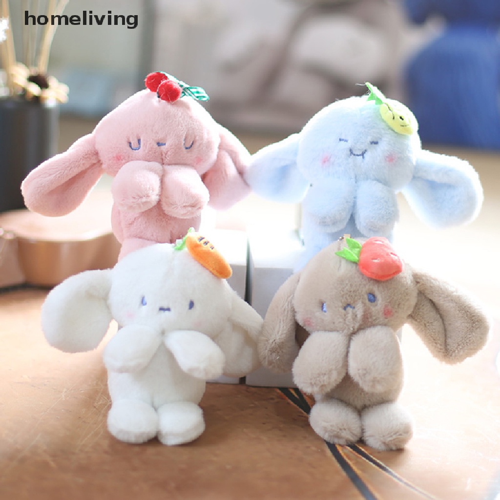 1 Móc Khóa Thỏ Nhồi Bông Đáng Yêu 15cm