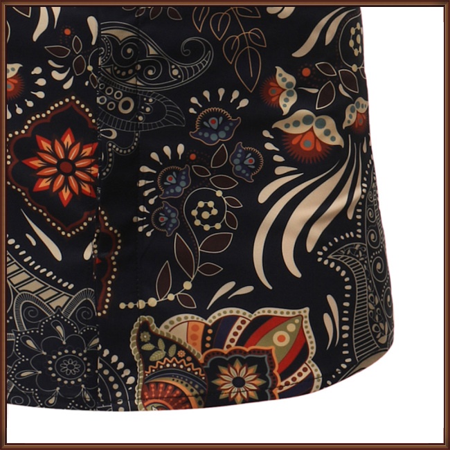 Áo Sơ Mi Ngắn Tay Dáng Ôm In Hoa Giản Dị Phong Cách Retro Thời Trang Mùa Hè Dành Cho Nam