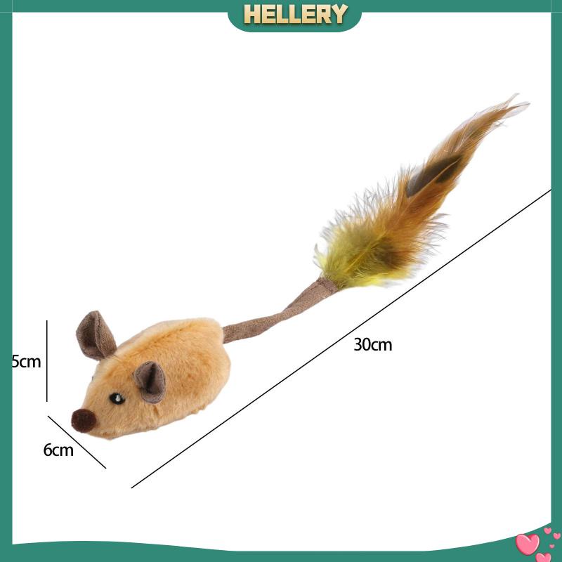 Đồ Chơi Chuột Giả Phát Ra Tiếng Kêu Tương Tác Với Mèo