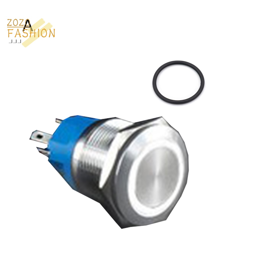 Nút Công Tắc Tự Khóa Chống Thấm Nước 16mm Bằng Kim Loại Cho Đèn LED