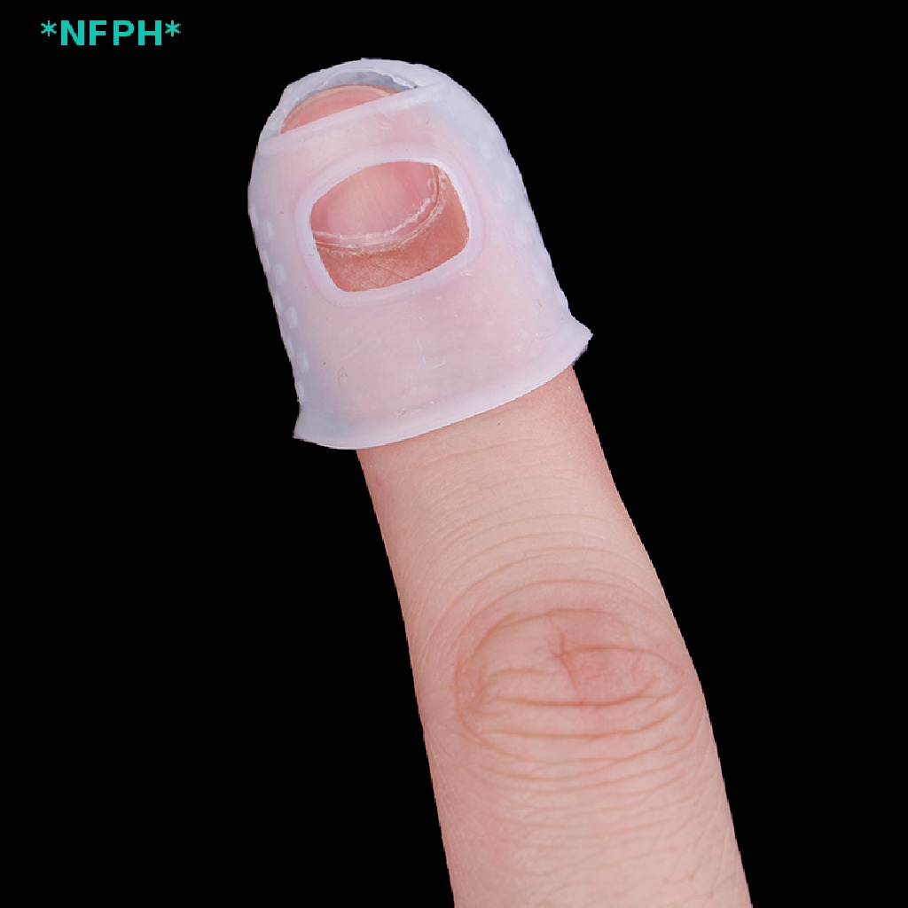 Bộ 4 Miếng Bọc Ngón Tay silicone Bảo Vệ Ngón Tay Khi Chơi Đàn guitar bass / ukulele Mới