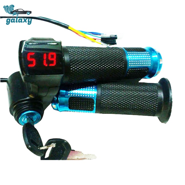 Galaxy 1 Cặp Tay Ga Xe Đạp Điện 12-84v Màn Hình Hiển Thị Kỹ Thuật Số