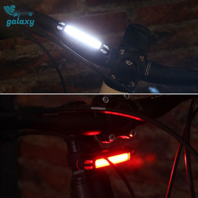 Galaxy Đèn LED Siêu Sáng Gắn Đuôi Xe Đạp Có Thể Sạc Lại Bằng Cổng USB