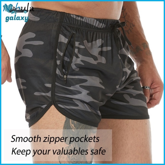 Galaxy Quần Short Thể Thao Nhanh Khô Thời Trang Cho Nam