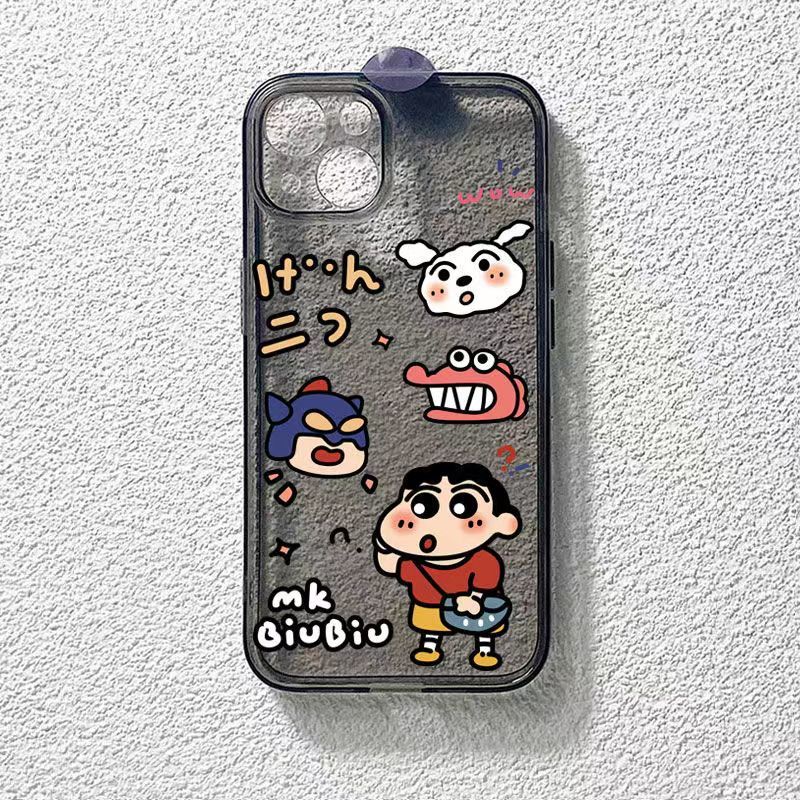 ✅Ốp Điện Thoại Trong Suốt In Hình Cậu Bé Bút Chì Shin-Chan Chống Bụi Bẩn Cho Iphone13 8 14 xr 1112 xs V4EX