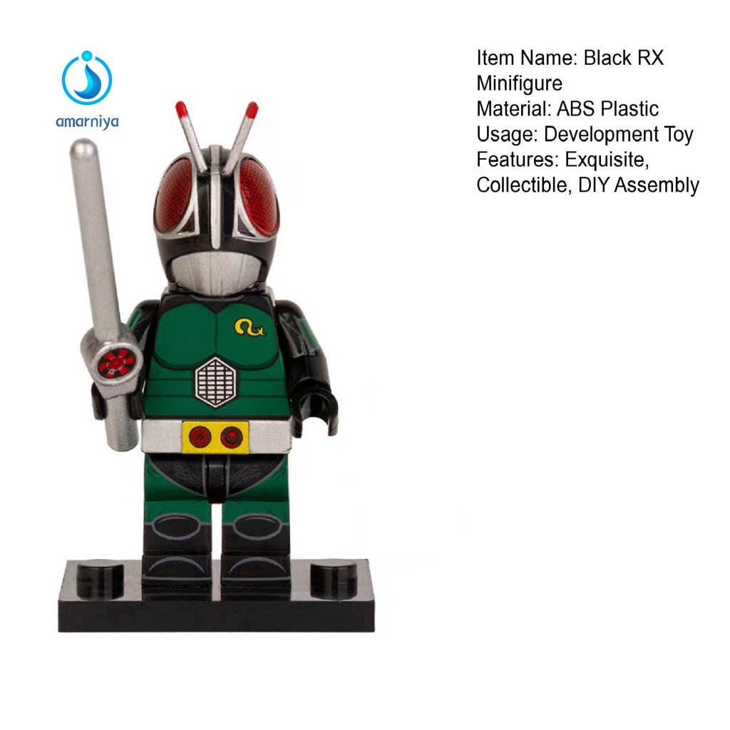 Mô Hình Nhân Vật Kamen Rider Màu Đen Thiết Kế Độc Đáo DIY