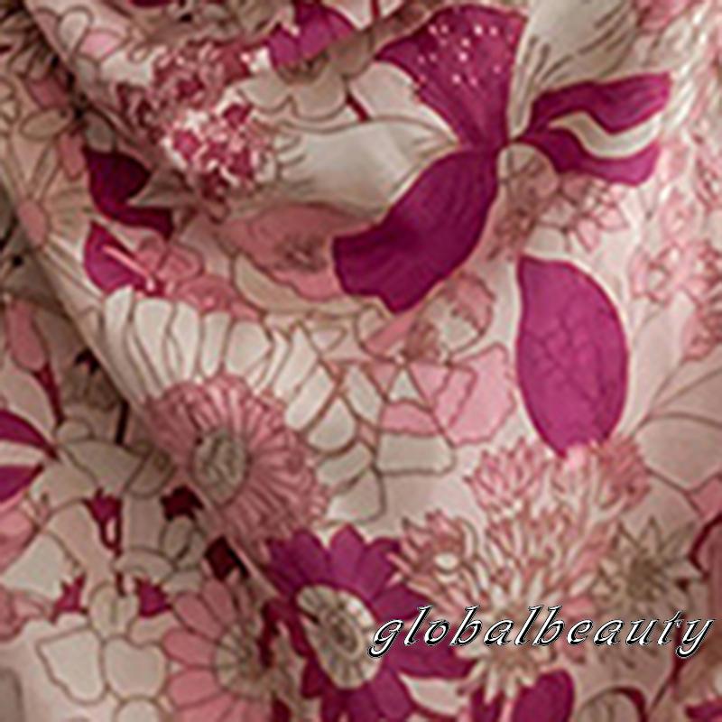 Đầm Hai Dây Cổ Chữ V Hở Lưng Họa Tiết Hoa Thời Trang Mùa Hè Cho Nữ