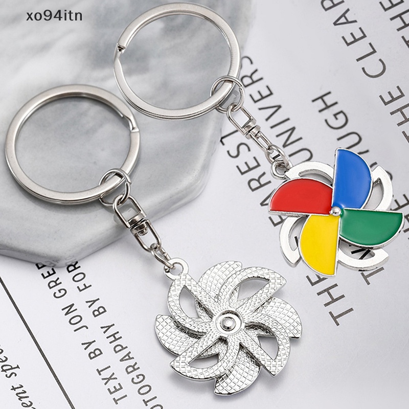 Móc Khóa Hình Cối Xay Gió Nhiều Màu Sắc Dùng Trang Trí Xe Hơi / Túi Xách Giảm Căng Thẳng