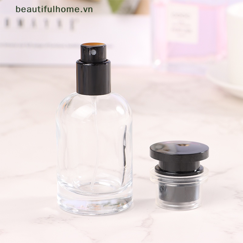 1 Lọ Thủy Tinh Rỗng Trong Suốt Dung Tích 30ml Dùng Khi Đi Du Lịch