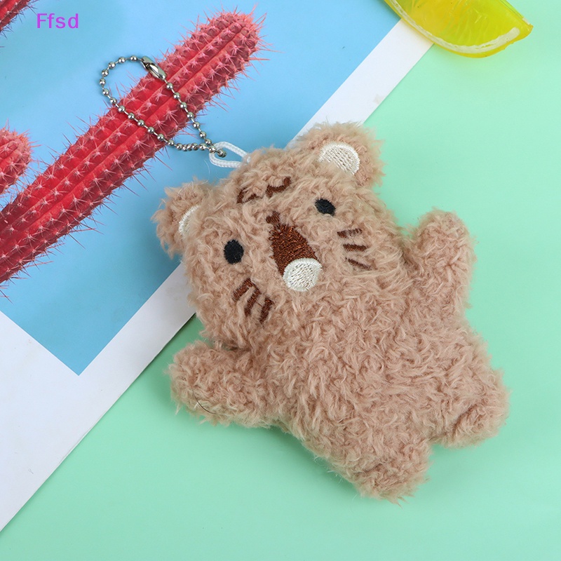 {Ffsd} Móc Khóa Trang Trí Túi Xách / Móc Khóa Hình Thỏ / Gấu Shoug Nhồi Bông Làm Quà Tặng