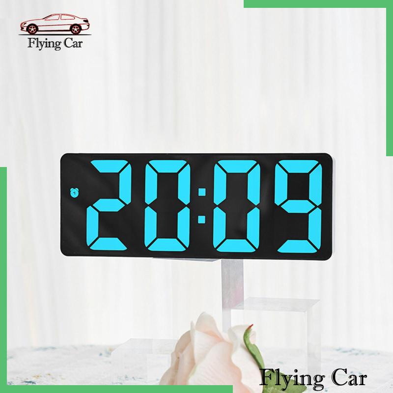 [Lzdjfmy2] Đồng Hồ Để Bàn Màu Xanh Dương Nhiệt Độ Trong Nhà / Văn Phòng