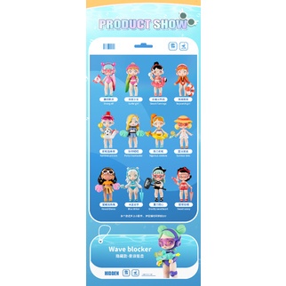 ★HGTOYS★  Toycity Laura Pool Wars Dòng Blind Box Doll Tide Play Trang trí Quà tặng