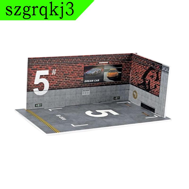 Mô Hình Đồ Chơi Xe Hơi Garage Diorama Tỷ Lệ 1 / 24 szgrqkj3