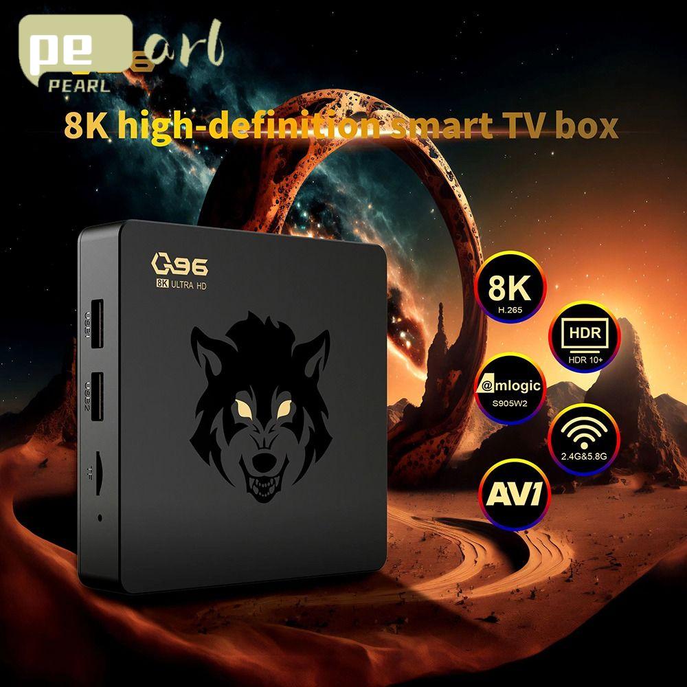 .Đầu TV Box Thông Minh Q96 IP60 8K UHD H.265 8GB 128GB Android 11 ChấT LượNg Cao KèM Phụ KiệN