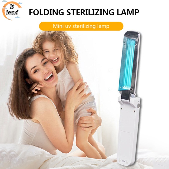 Đèn Khử Trùng Bằng Tia UV Và Nhựa Kích Thước Nhỏ Gọn Kèm Điều Khiển Từ Xa Tiện Dụng Cho Gia