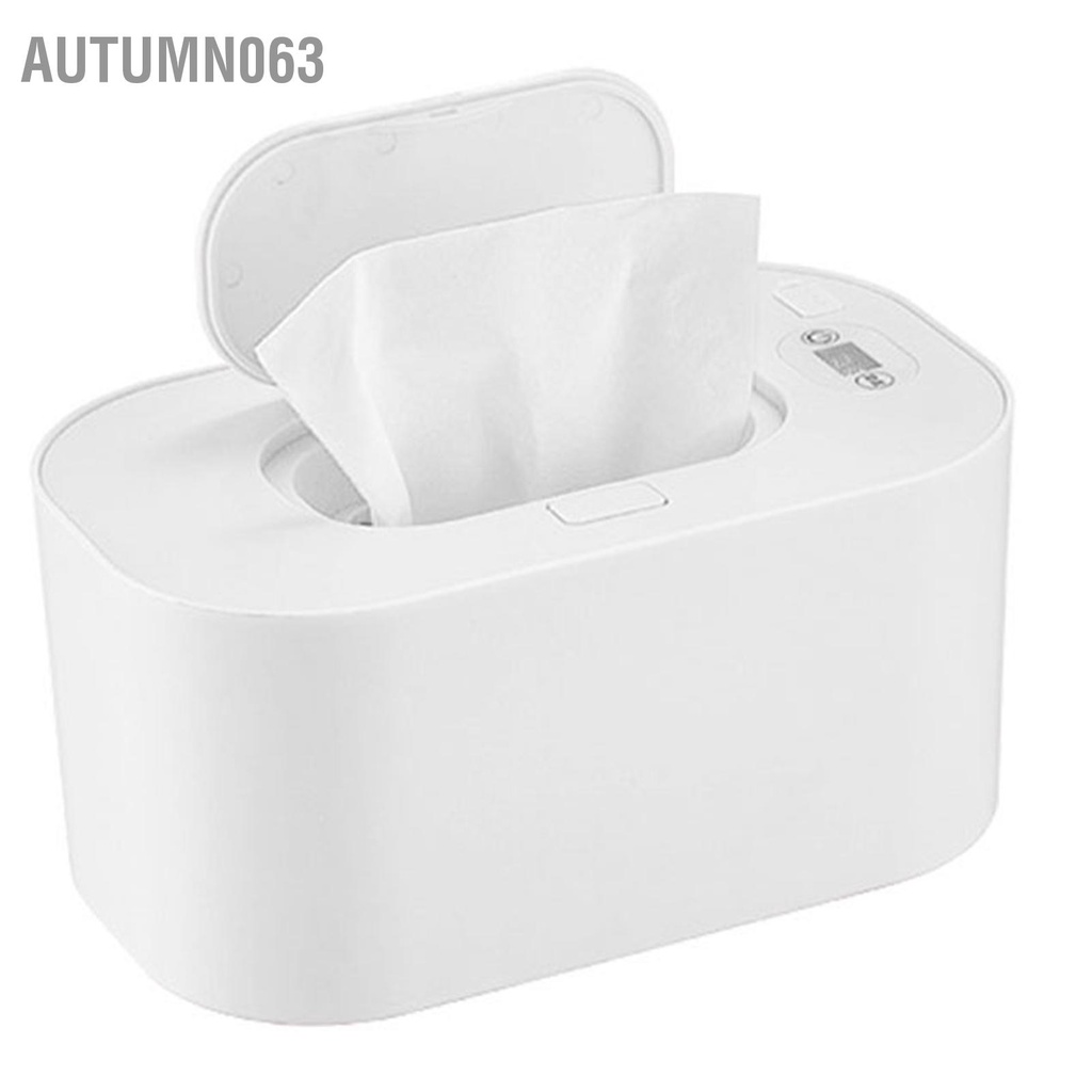 Autumn063 Baby Wipe Warmer PP Nhiệt độ có thể điều chỉnh thông minh An toàn khi sử dụng Khăn lau trẻ sơ sinh Sạc xe hơi không dây