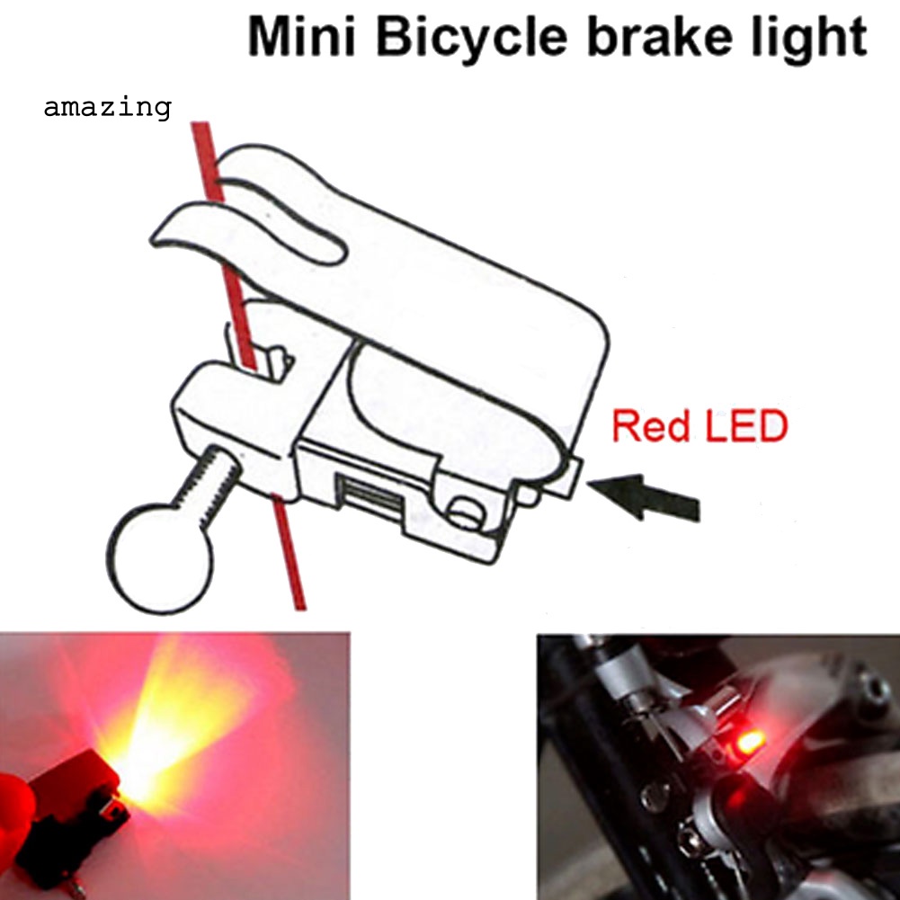 Đèn LED Cảnh Báo An Toàn Thông Dụng Gắn Đuôi Xe Đạp