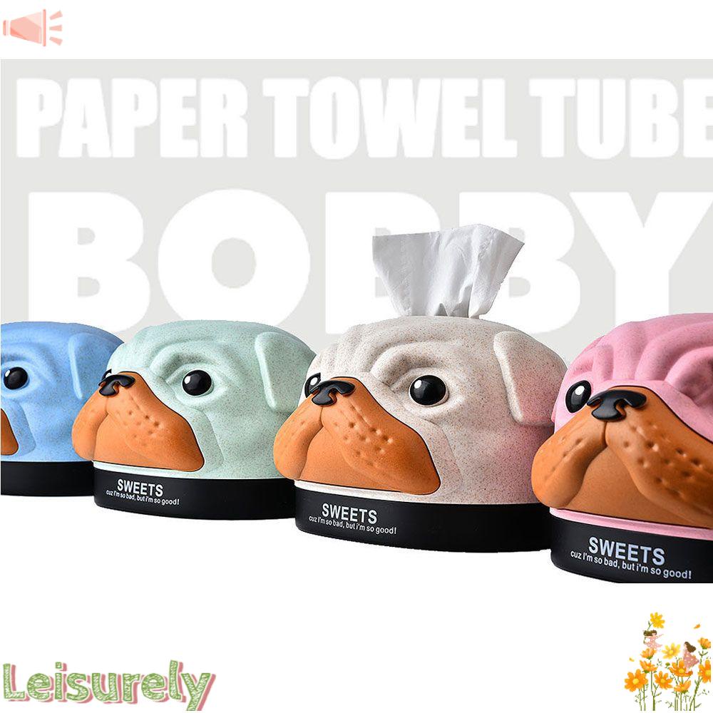 Hộp Đựng Khăn Giấy Hình Chú Chó Kiểu Cổ Điển Sáng Tạo Dễ Thương Chống Thấm Nước Cho Phòng Khách/Phòng Ngủ/Nhà Tắm Giá Đỡ