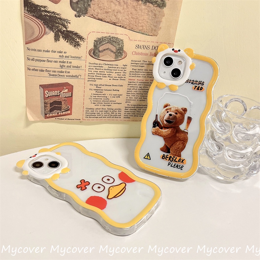 Ốp Điện Thoại Silicon Chống Sốc Họa Tiết Quái Vật Vui Nhộn Cho iPhone 11 12 13 14 Pro Max X Xr Xs 8 7 6 Plus SE 2020