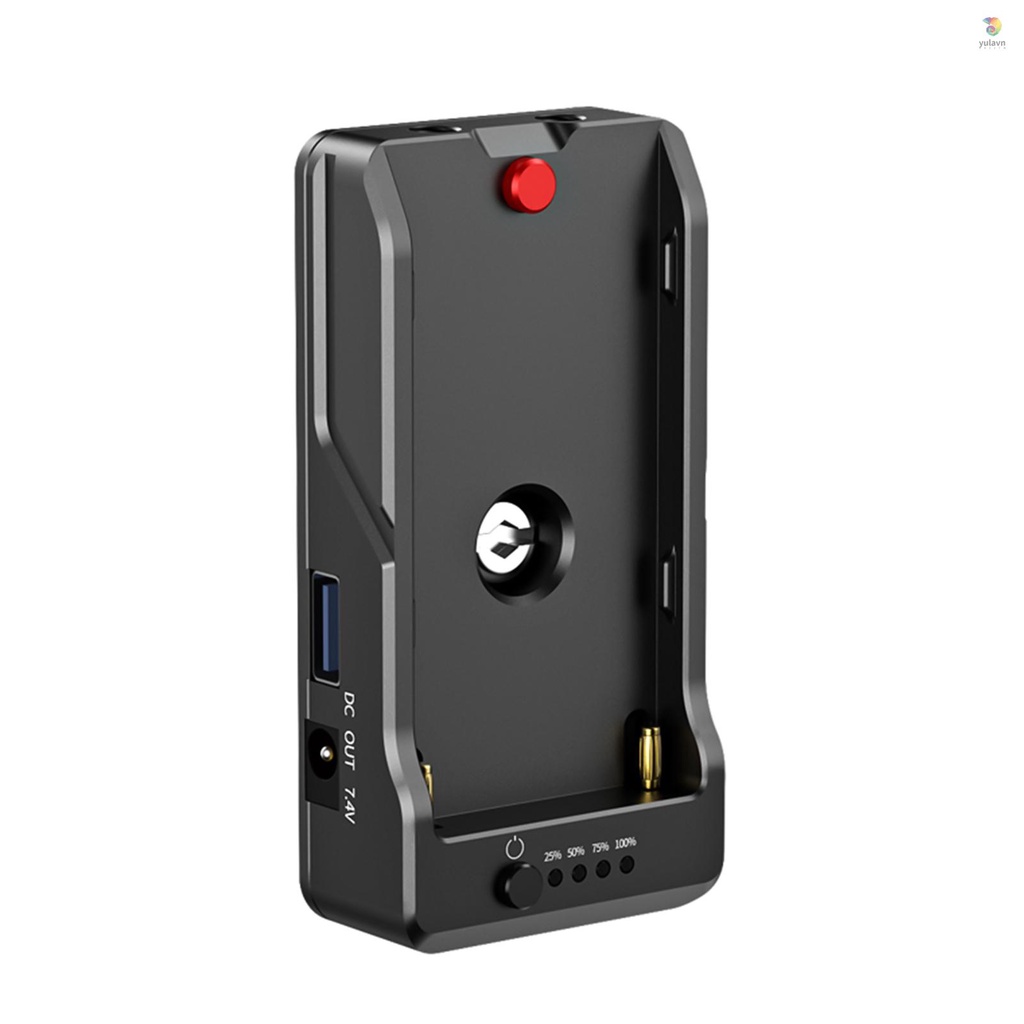 Bộ Chuyển Đổi Sạc Pin Kim Loại Cổng Type-C 12V DC7.4V 1 / 4 Inch Cho NP-F50 F750 F750S