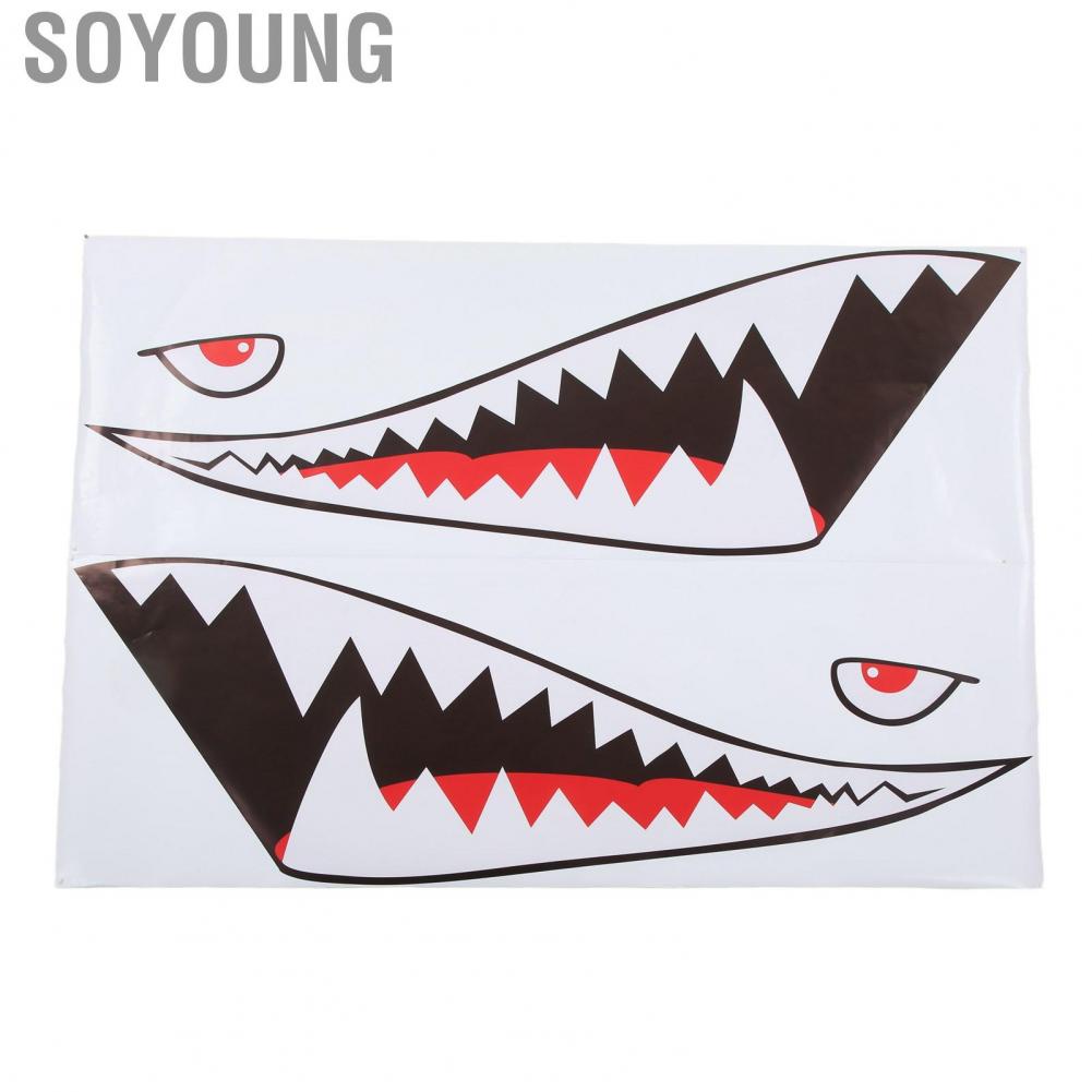 Soyoung Auto Side Door Sticker Mouth  Decal Lightweight Car Exterior