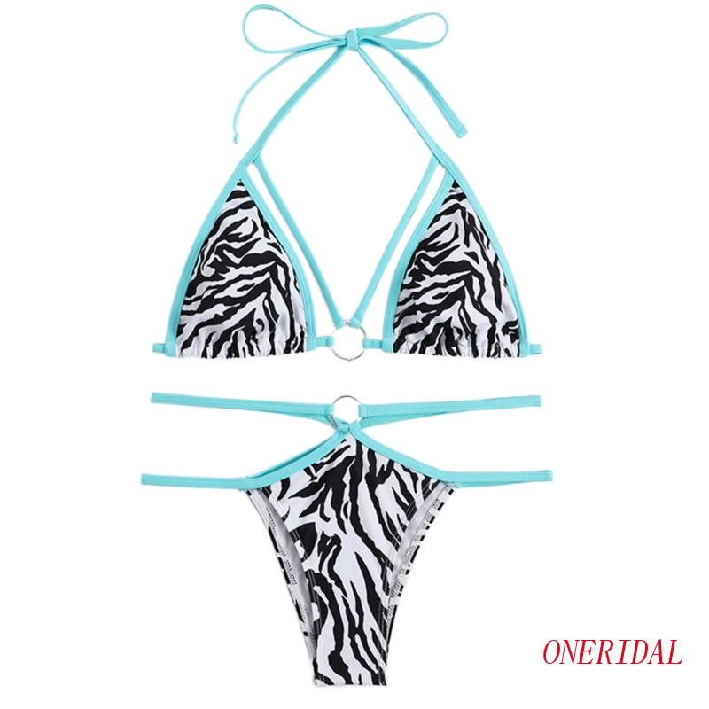 Bộ Đồ Bơi Bikini Hai Mảnh Có Đệm Nâng Ngực Quyến Rũ Cho Nữ