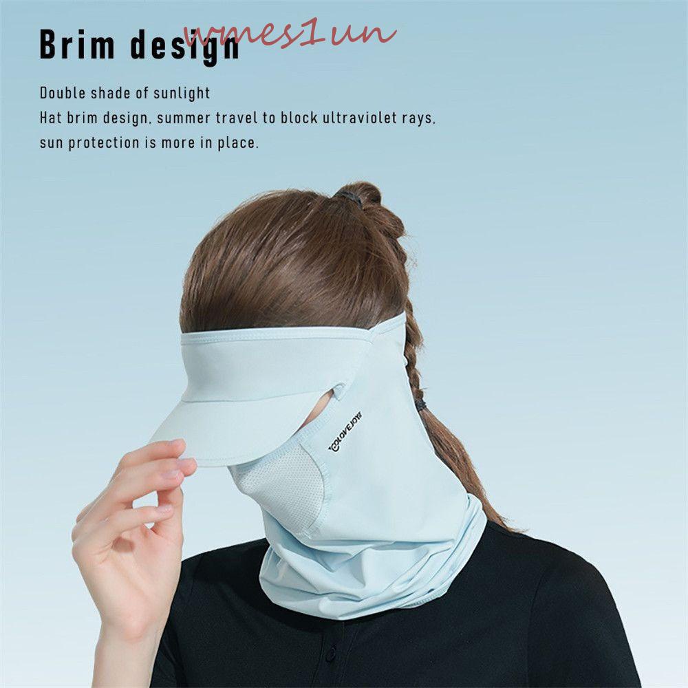 Khẩu Trang WMES15H Bằng Lụa Lạnh Co Giãn Chống Tia UV Bảo Vệ Mặt Và Cổ Cho Nam Và Nữ Hoạt Động Ngoài Trời