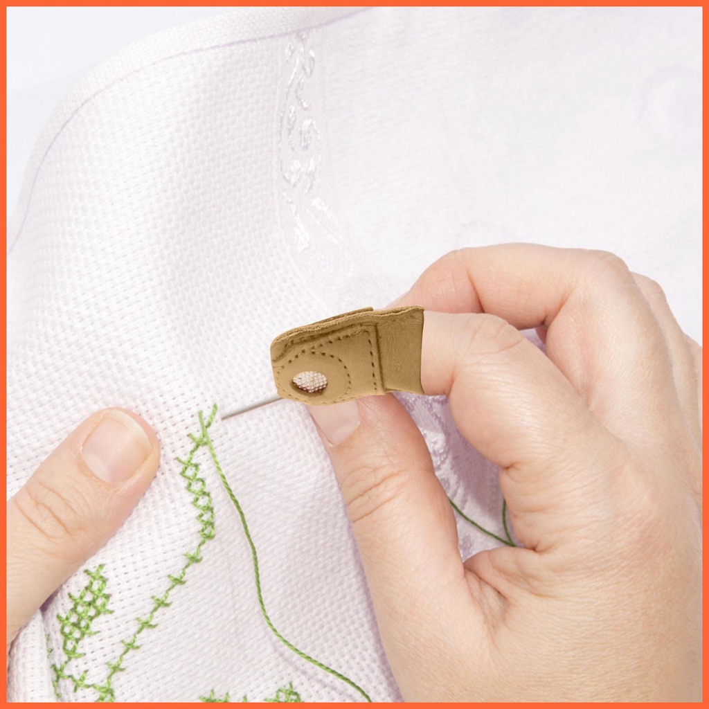 Đệm Da Bảo Vệ Ngón Tay Khi May Vá